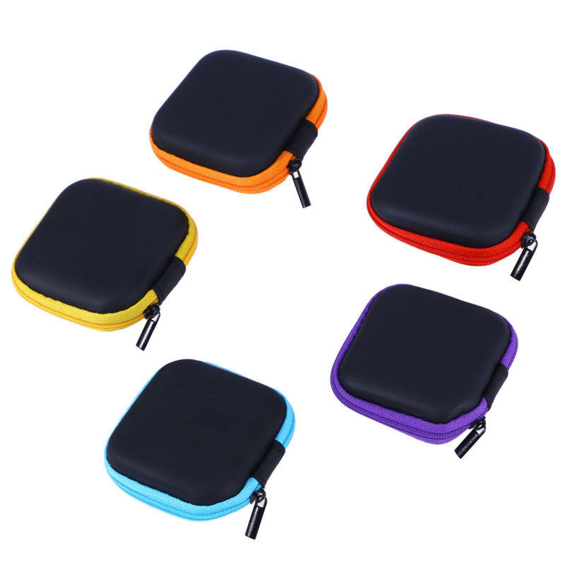 5 قطع، علبة صغيرة لحفظ سماعات  - مراجعة Headphone Case Hard وسعره