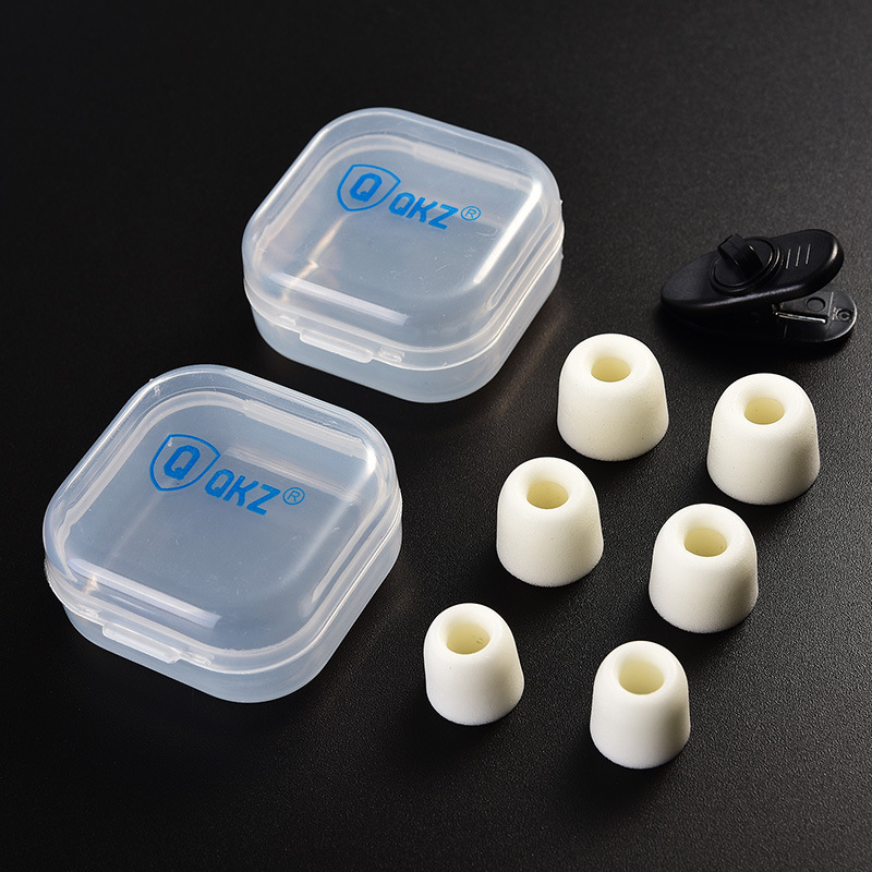 سماعات أذن QKZ T400 الأصلية من - مراجعة Earphone Foam Tip وسعره